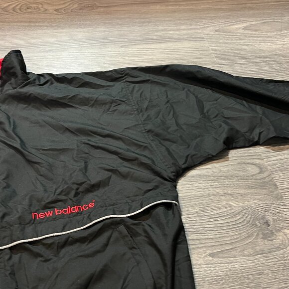 Vintage Womens New Balance Full Zip Windbreaker Warmup Jacket Pockets Large - Picture 4 of 11